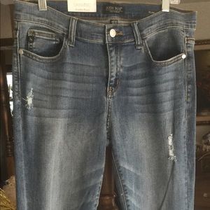 Judy Blue Destroyed Flair Jeans